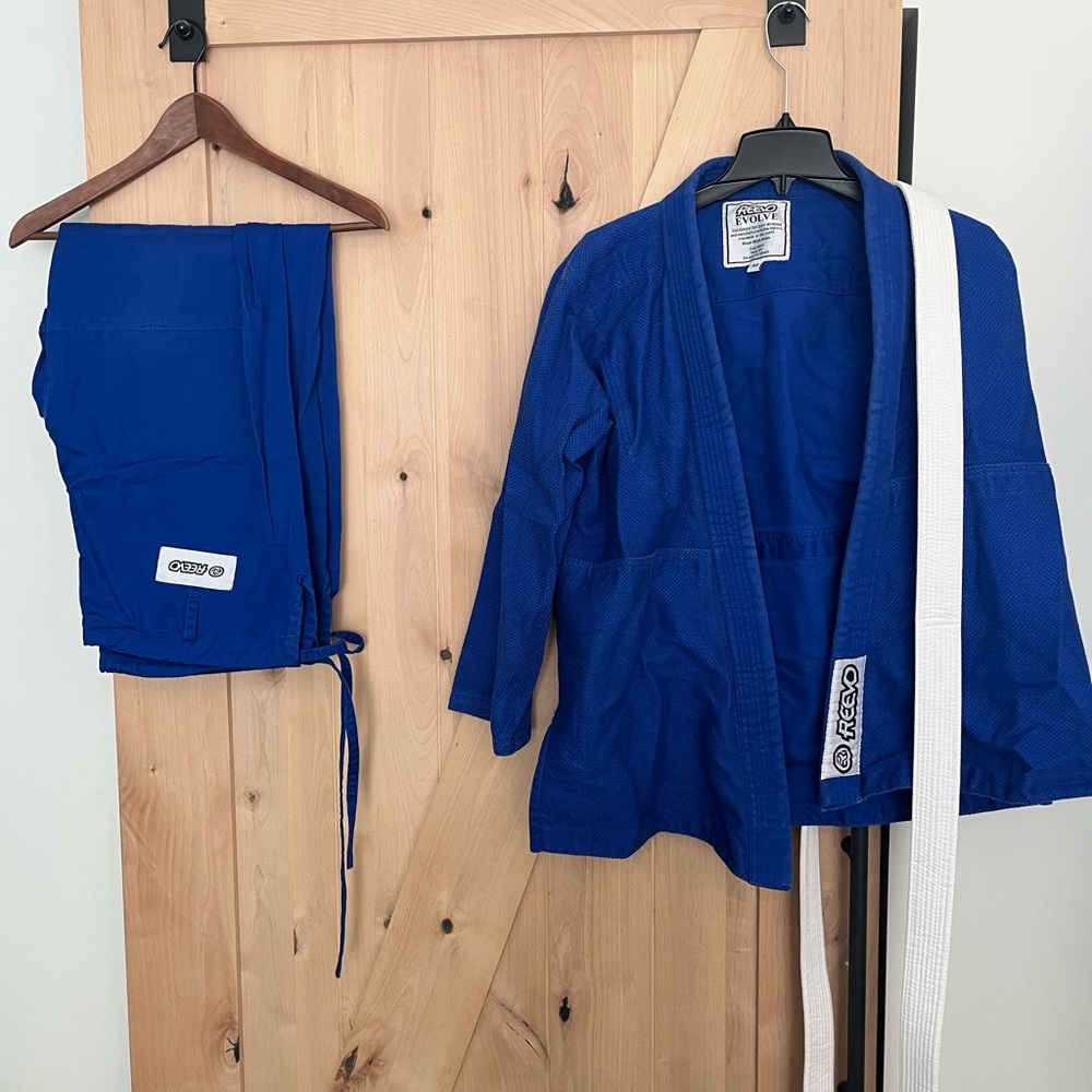 Elegant Blue and White Formal Blazers